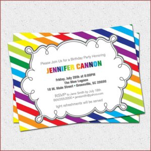 Print Birthday Invitations Walmart