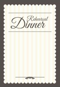 Rehearsal Dinner Invitation Template Free