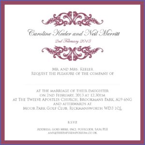 Sam's Club Wedding Invitation Sets