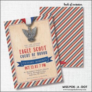 Shutterfly Eagle Scout Court Of Honor Invitations