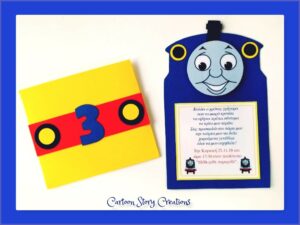 Thomas The Train Birthday Party Invites