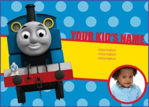 Thomas The Train Invitations Personalized