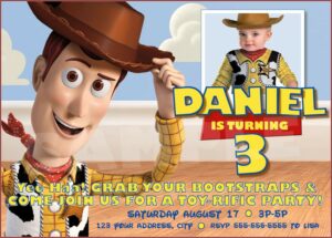 Toy Story Birthday Invitations Digital