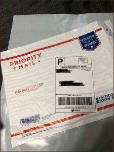 Usps Priority Flat Rate Envelope Label