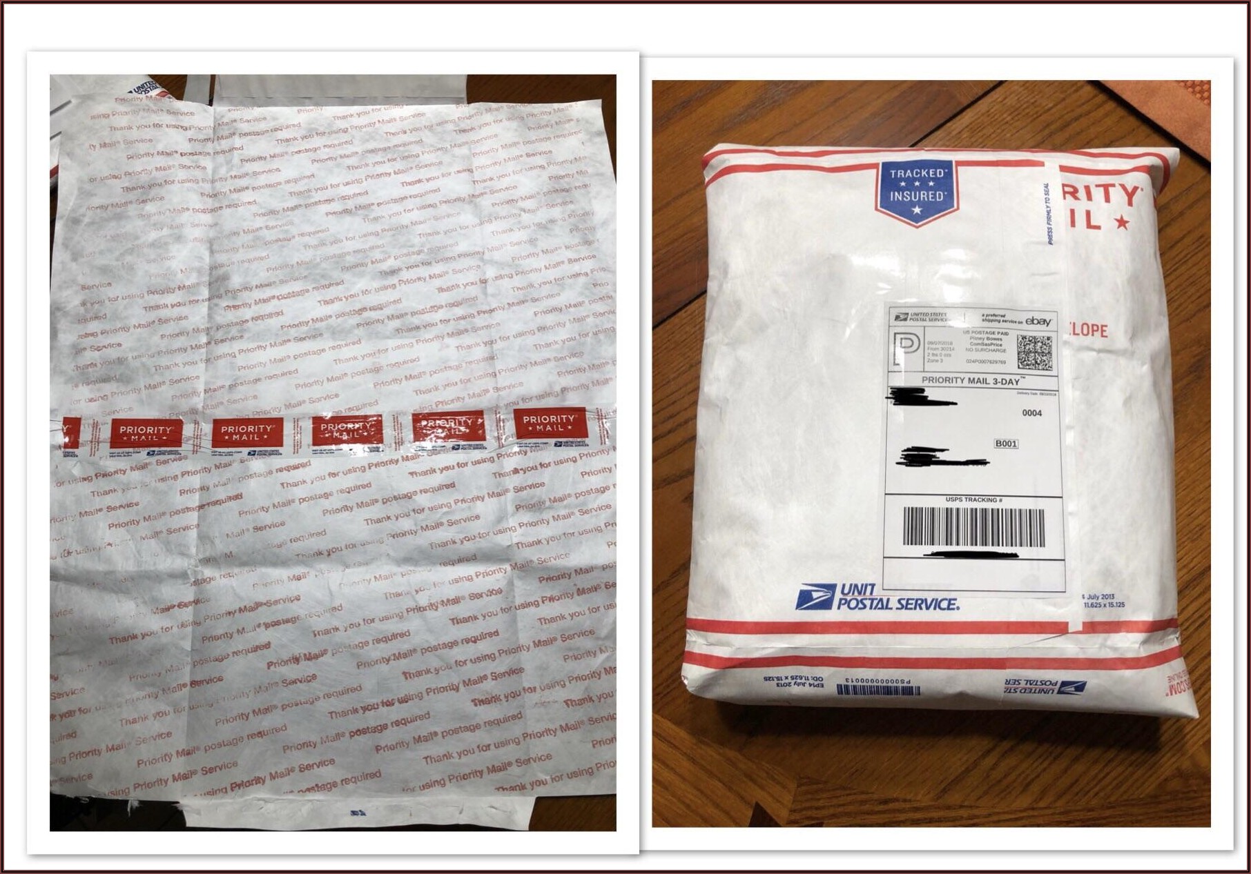Usps Priority Mail Tyvek Envelope Size