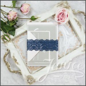 Wedding Invitation Assembly With Belly Band