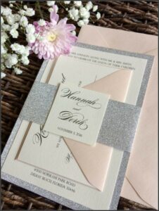 Wedding Invitation Belly Band