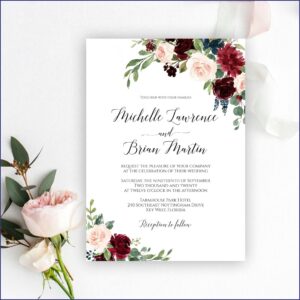 Wedding Invitation Card Templates Free Download