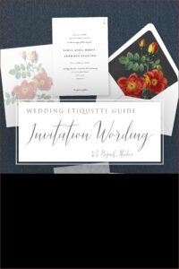 Wedding Invitation Wording Etiquette For Deceased Parent