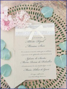Wedding Invitations Soft Pink And Gold