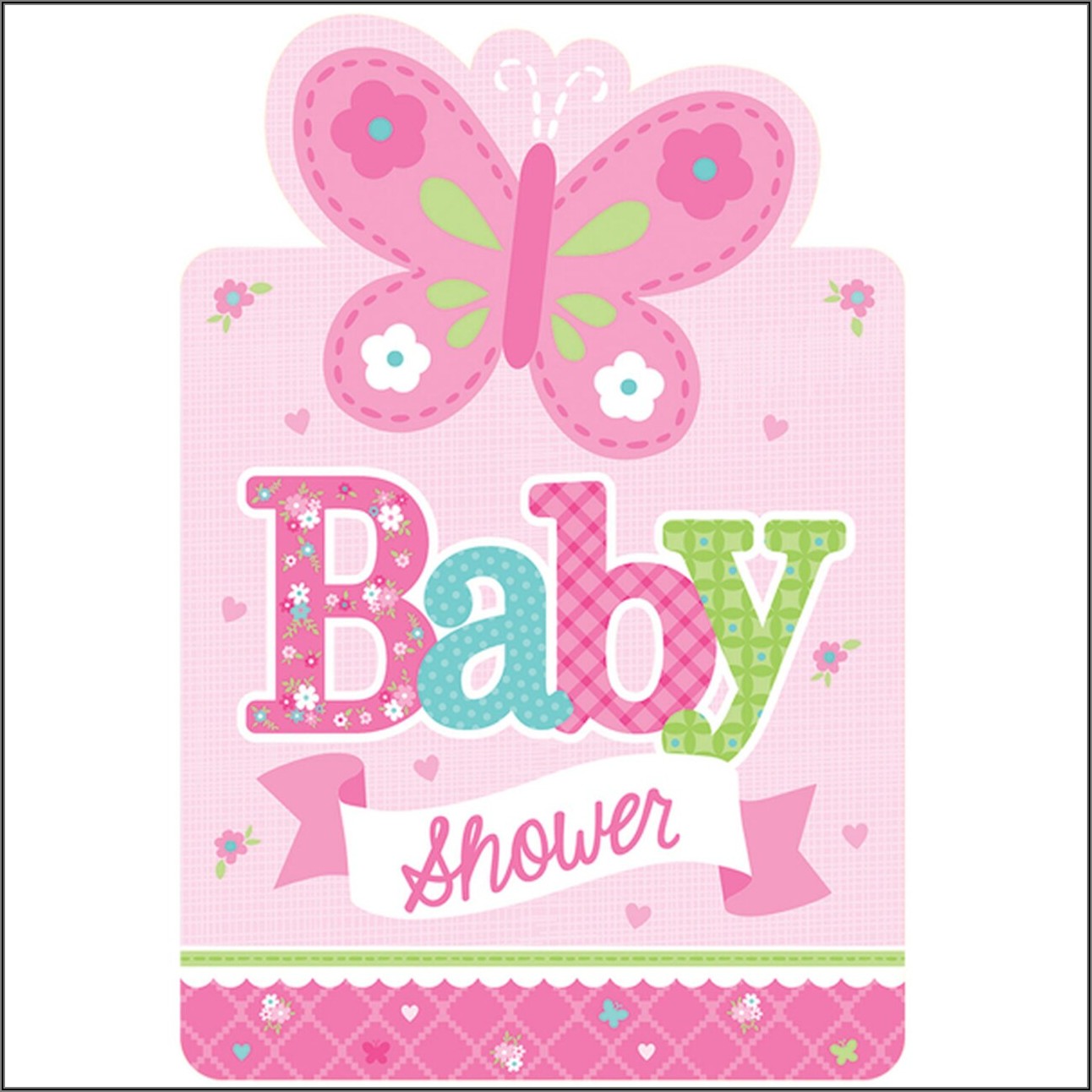 Welcome Baby Girl Invitations