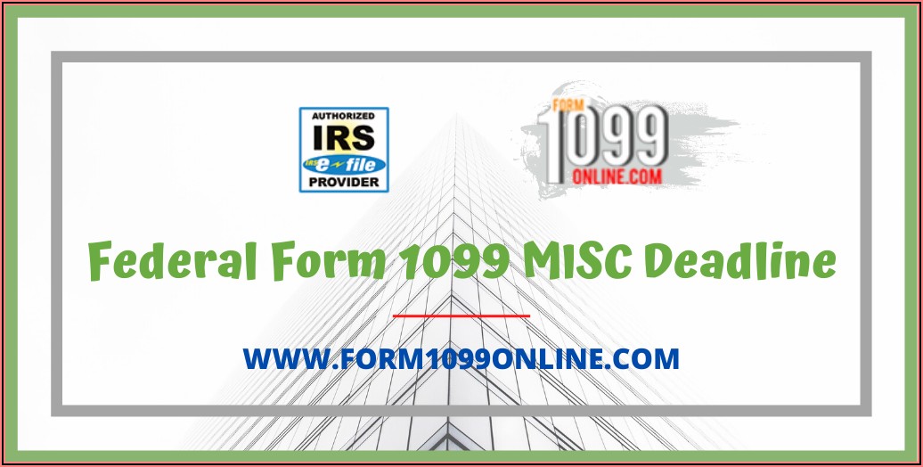 1099 Federal Tax Forms