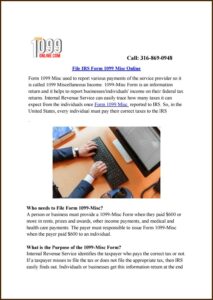 1099 Form Filing Online