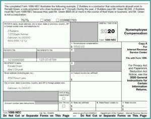 1099 Forms Printable 2020
