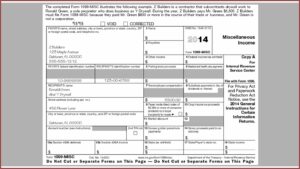 1099 Income Tax Form 2018