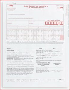 1099 Income Tax Forms