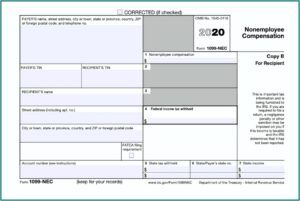 1099 Nec Forms Printable