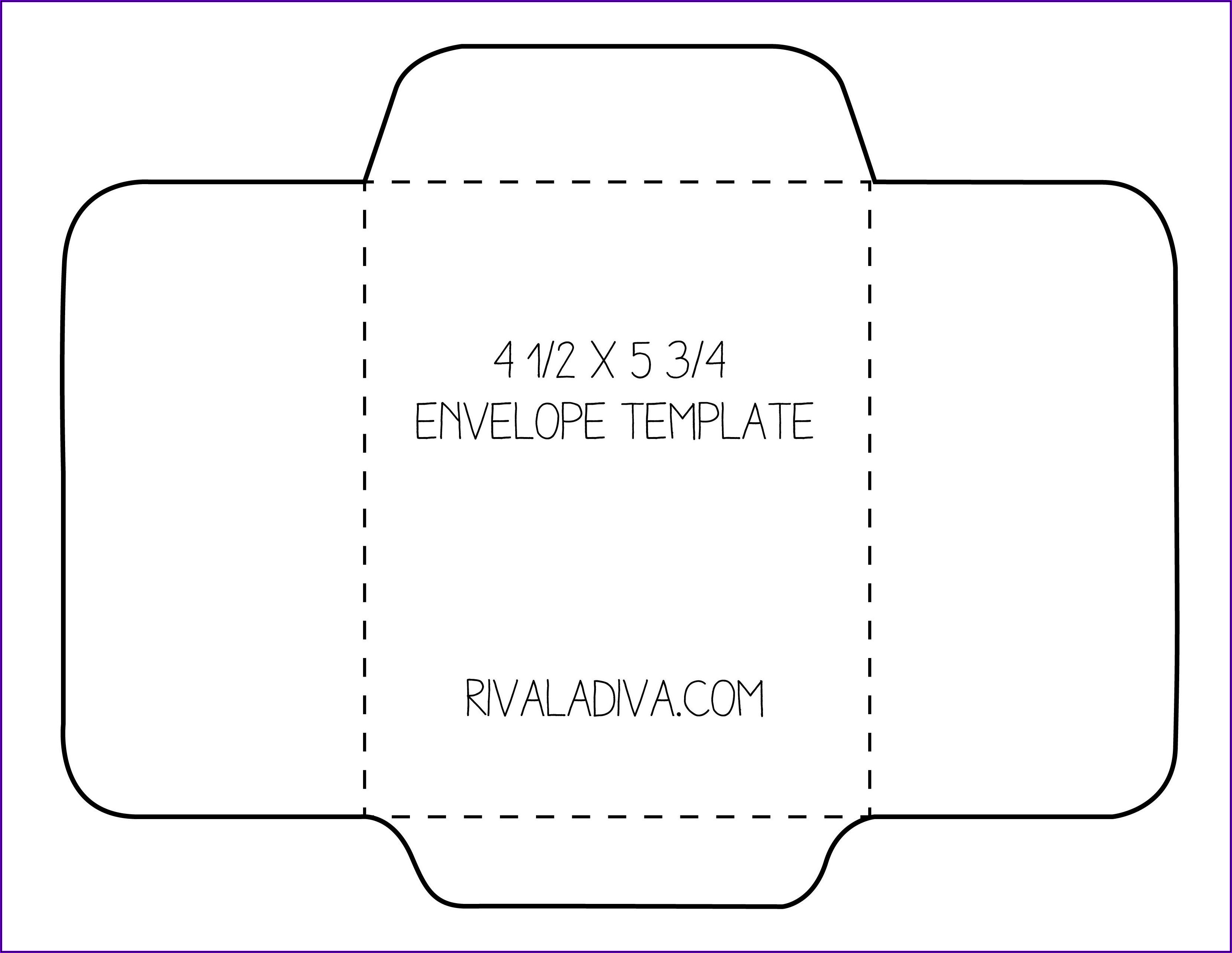 3x5 Envelope Template Word