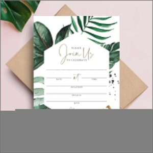 5x7 Blank Invitations And Envelopes