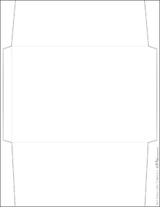 5x7 Envelope Printing Template