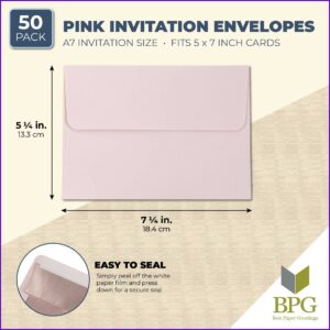 5x7 Rose Gold Envelopes