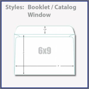 6 X 9 Booklet Envelope Template