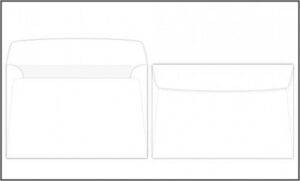 6 X 9 White Booklet Envelopes