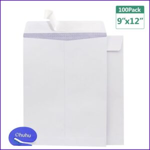 9 X 12 White Security Envelopes