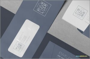 A4 Envelope Mockup Free