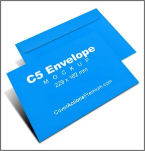 A4 Envelope Mockup Psd Free Download