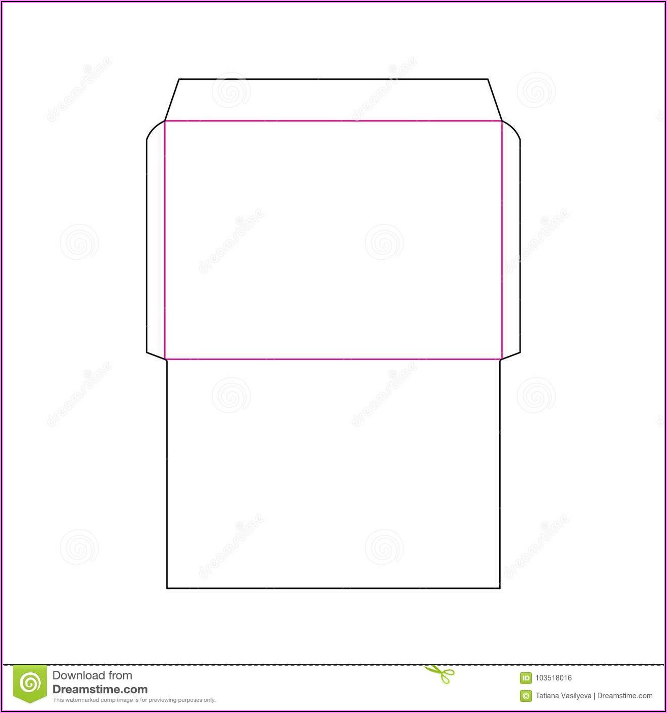 A4 Envelope Template Ai