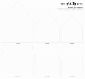A7 Envelope Liner Template Illustrator