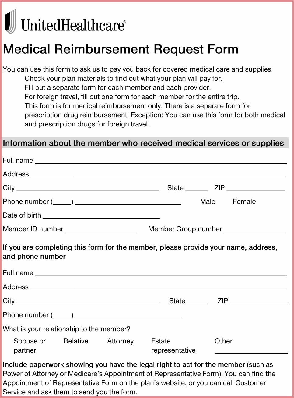 Aarp Claim Form For Health Insurance