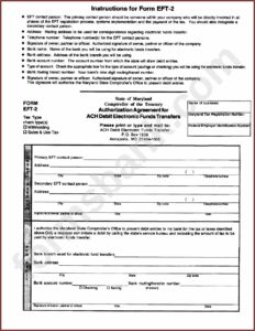 Ach Debit Authorization Form