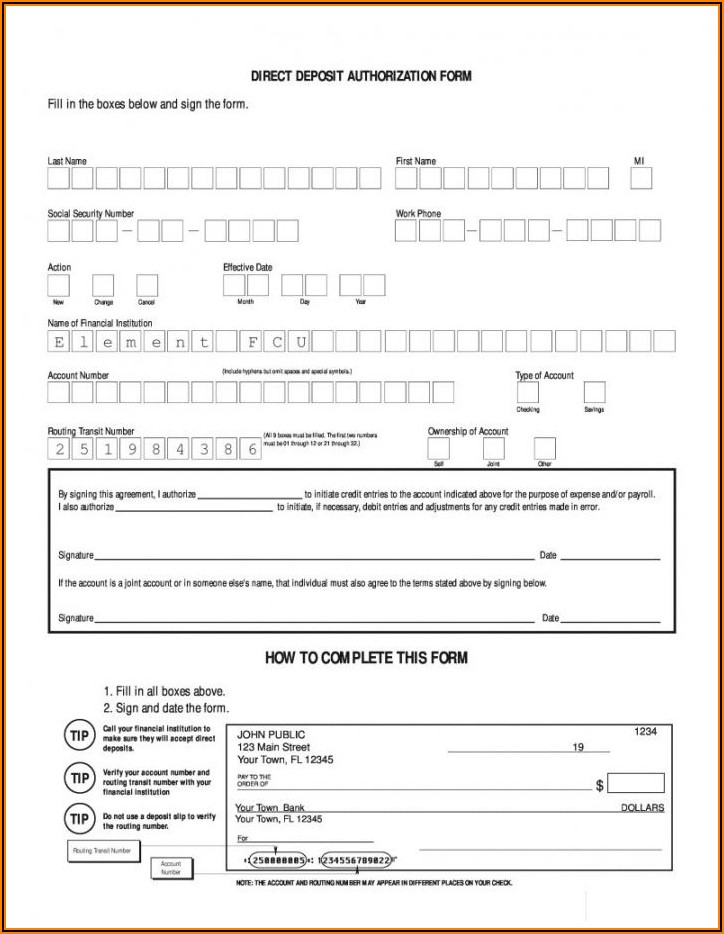 Ach Form Template Free
