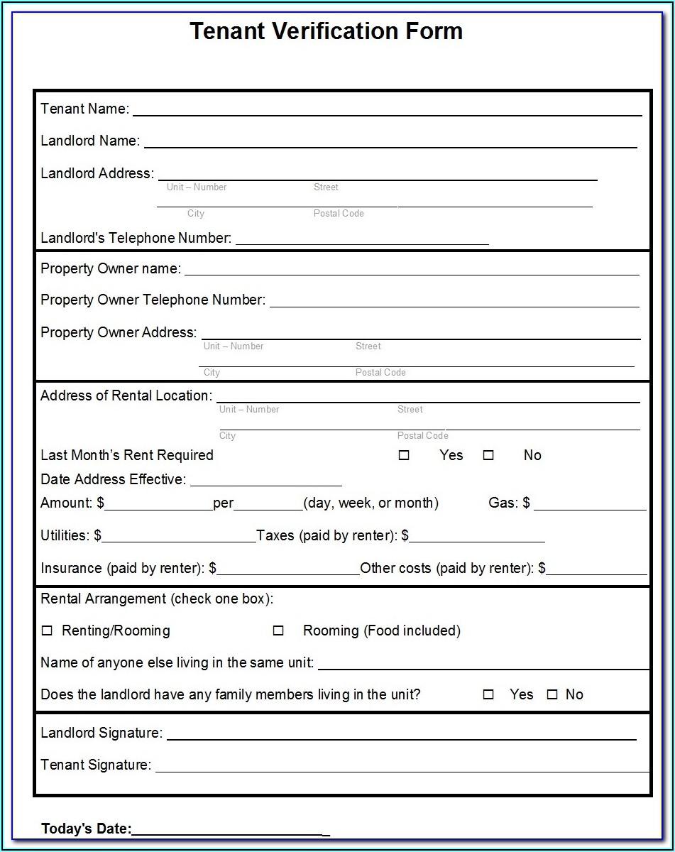 Application To Rent Screening Fee 6 18 Fillable Form