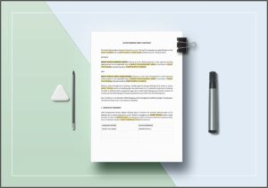 Artist Booking Contract Template