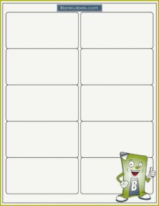 Avery 3x8 Label Template