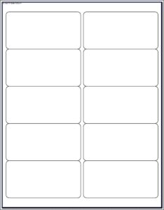 Avery Laser Labels 5163 Template