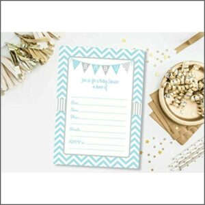 Baby Blue Envelopes 5x7