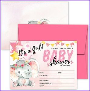 Baby Pink Envelopes 5x7