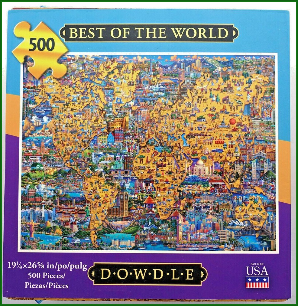 Best Map Of The World Jigsaw Puzzle