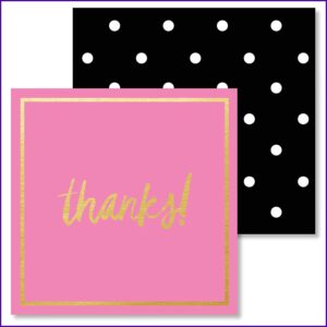 Black And Gold Polka Dot Envelopes