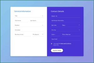 Bootstrap Student Registration Form Template Free Download