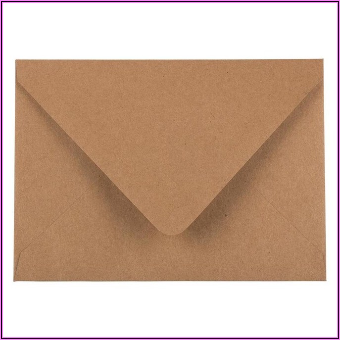 Brown Kraft Paper Envelopes A6