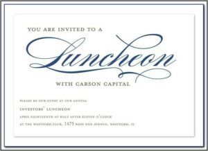 Business Lunch Invitation Sample Email