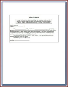 Ca Notary Forms