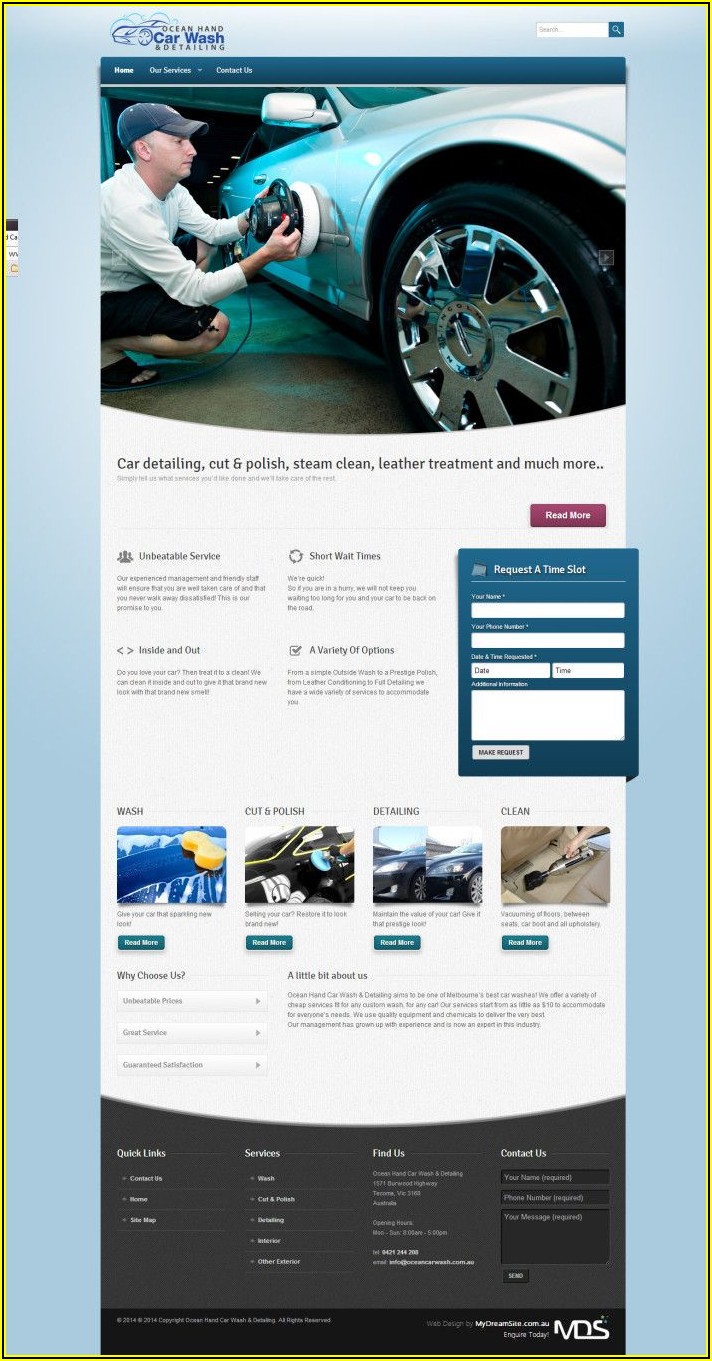 Car Wash Websites Templates