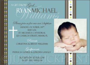 Child Dedication Invitation Template