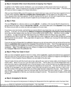 Clayton County Court Legitimation Forms